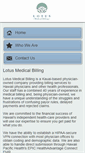 Mobile Screenshot of lotusmedicalbilling.com